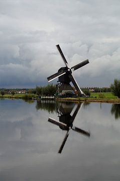 Kinderdijk, Alblasserdam, die Niederlande - Mühlenerbe von Maurits Bredius