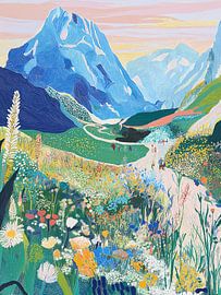 Repos alpin sur Artclaud