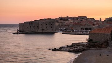 Dubrovnik Zonsondergang van Scott McQuaide