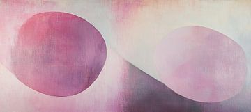 Roze Harmonie | Zachte Overgang Roze Cirkels van Modern Collection