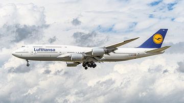 Boeing 747-8 de Lufthansa pour le transport de passagers.