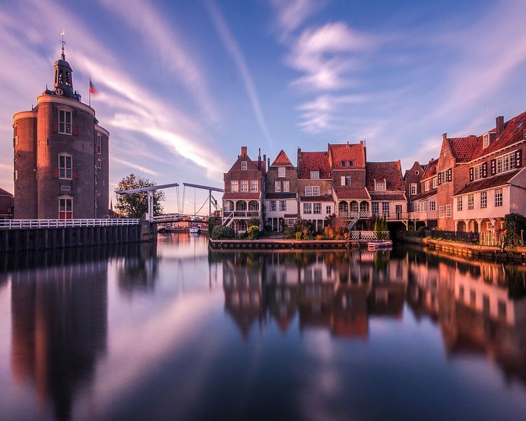 A harbour in Holland by Niels Tichelaar