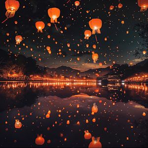 Lantern festival In Pingxi Taiwan