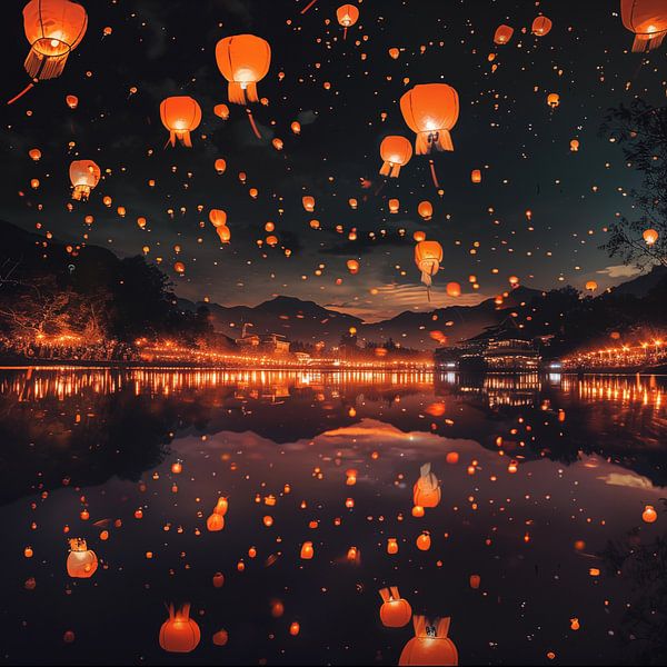 Festival des lanternes à Pingxi (Taiwan) par TheXclusive Art