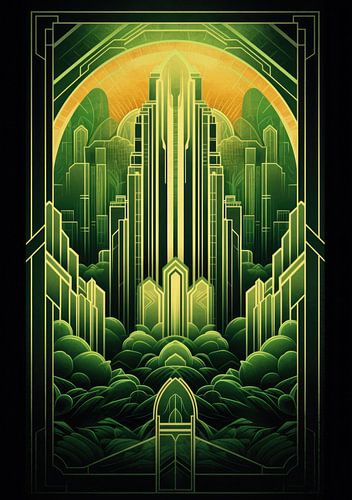 Art Deco Art Print Poster Print Wall Art