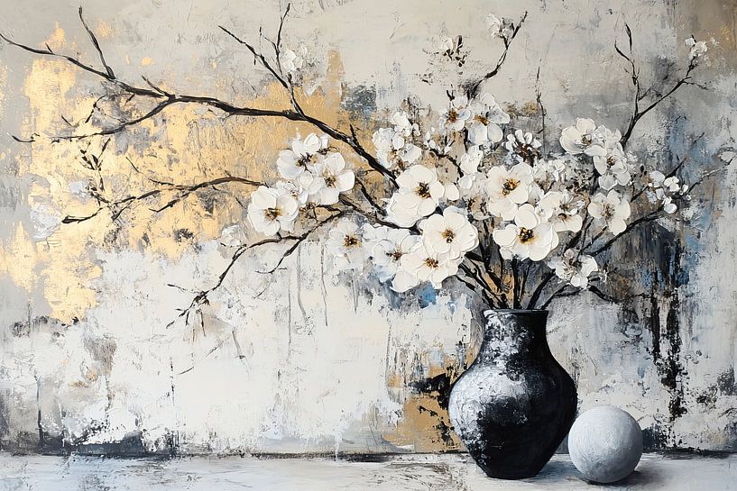 Flower and Vase by ARTEO Paintings