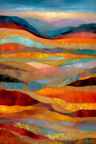 Golden Hills at Sunset