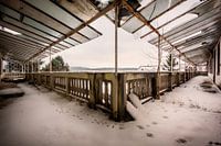 Die Terrassen eines Sanatoriums