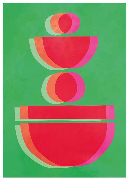 TW Living - Abstract BELLA GREEN von TW living