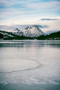 Winterlandschaft auf den Vesterålen in Norwegen