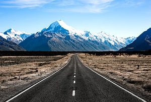 Mount Cook , Nieuw Zeeland #2 van Jan-Hessel Boermans