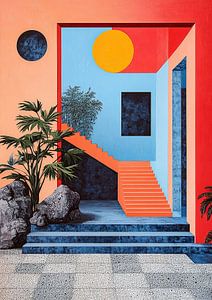 Surrealismus Architektur Design Geometrie