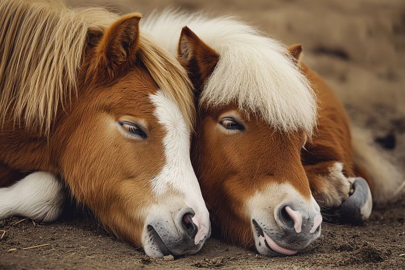 sleeping horses by Monique Leenaerts