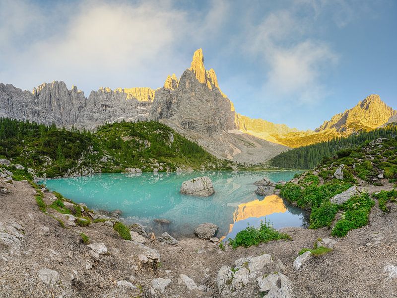 Lago di Sorapis Dolomites by Michael Valjak