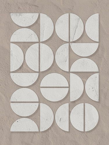 Modern Abstract.  3D collage - Bauhaus stijl