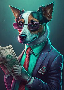 Dog Mafia Money von WpapArtist WPAP Artist