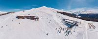 Ski piste Clavadeler Alp, Davos, Graubünden, Zwitserland van Rene van der Meer thumbnail