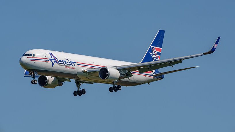 AmeriJet International Boeing 767-300F cargo plane. by Jaap van den Berg