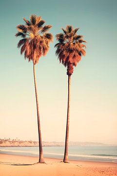 Zonsondergang in Malibu van Philippe HUGONNARD