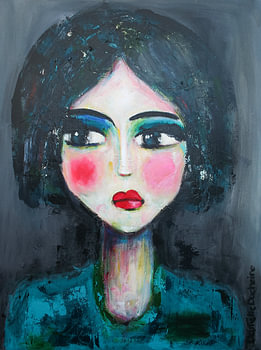 Abstract portrait van Francoise - Pablo Picasso