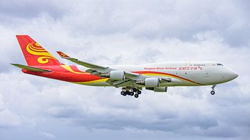 Yangtze River Airlines Boeing 747-400 vrachtvliegtuig. van Jaap van den Berg