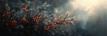 Sparkling Christmas branches by Art Whims