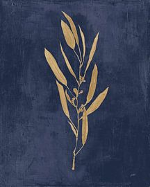 Botanische Studie i Gold Navy, Julia Purinton von Wild Apple