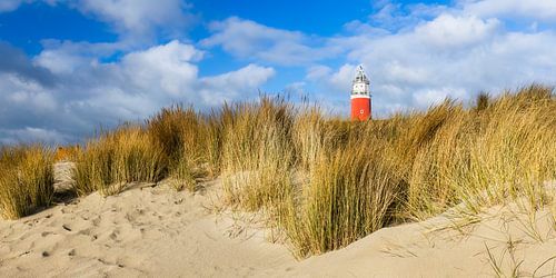 Vue sur le phare de Texel Format panoramique