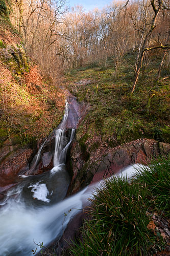 Aywaille, Belgium Le Ninglinspo hiking in the mountains of Belgium