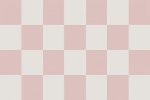 Schaakbordpatroon. Moderne abstracte minimalistische geometrische vormen in roze en wit 1