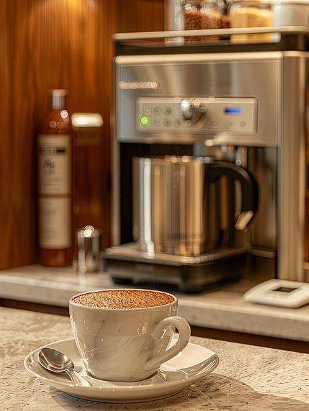eine Tasse Kaffee oder Cappuccino trinken von Egon Zitter