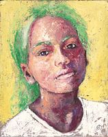 Bisque O'Ruby - portret van een meisje