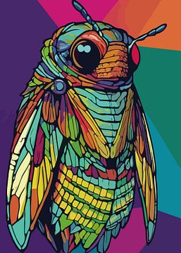 Cicade Pop Art Stijl van MIROKKU