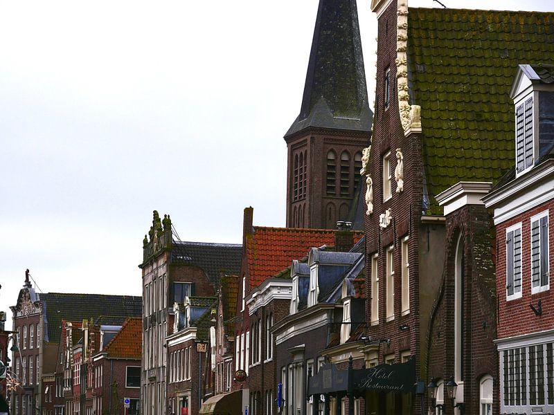 Gables in Monnickendam by Judith van Wijk