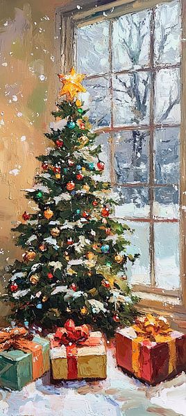 Christmas gifts | Winter Window by Wonderful Art