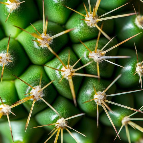 Prickly green: A cactus close-up