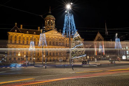Weihnachtsstimmung auf 'de Dam' in Amsterdam