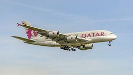 Qatar Airways Airbus A380 Passagierflugzeug. von Jaap van den Berg
