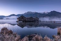 Ambiance brumeuse au lac de Kochel