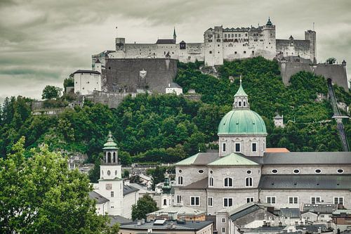 View of Hogensalzburg Castle