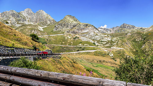 The climb – Great St Bernard Pass, Italy