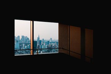 Eenzaam uitzicht op Tokyo van Mert Sezer