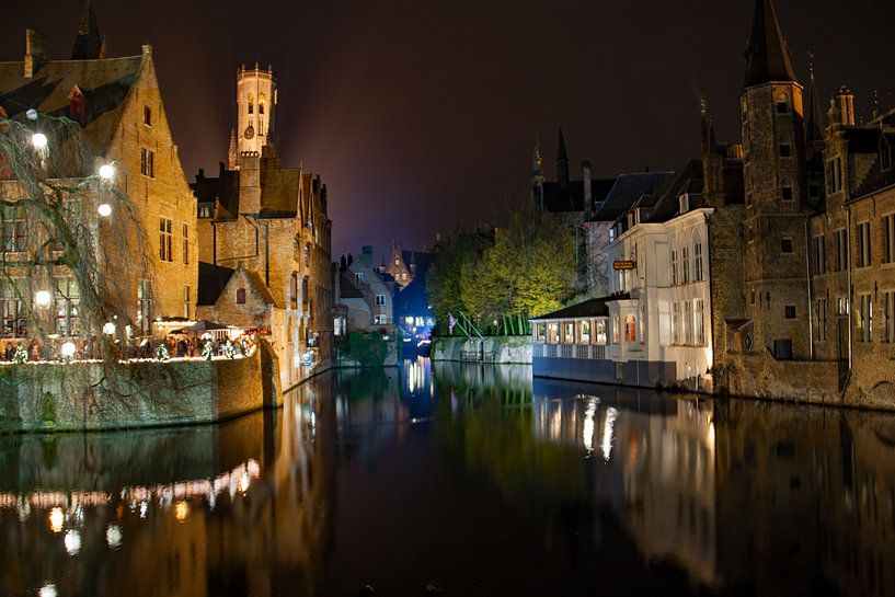 Brugge by night by Joyce Loffeld