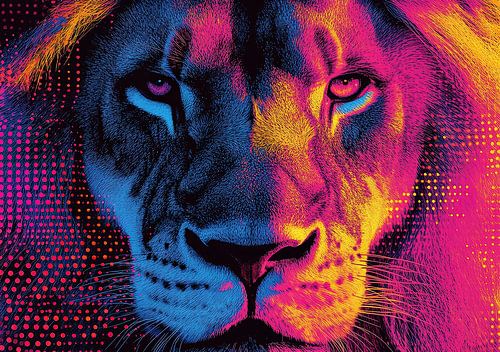 Lion "In the silence of the realm: The lion as guardian"