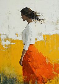 Femme Orange sur Zen et Plus