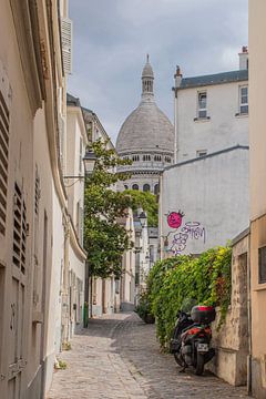 Sacré-Coeur Basiliek in Montmartre Parijs van Bianca Kramer