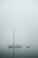 Boat in the fog
