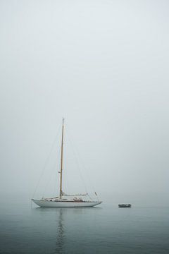 Boat in the fog