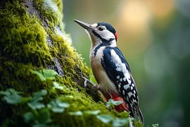 Great Spotted Woodpecker (Dendrocopos major)