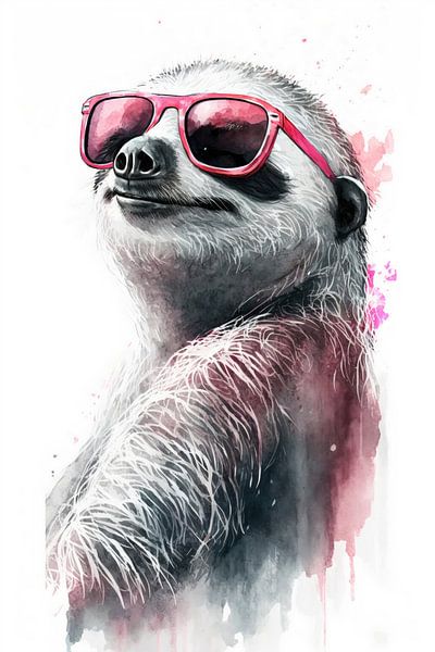 Luiaard van Poster Art Shop